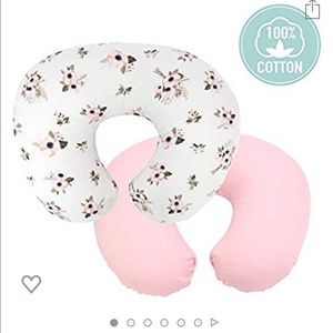 Boppy nursing pillow and two pillow covers